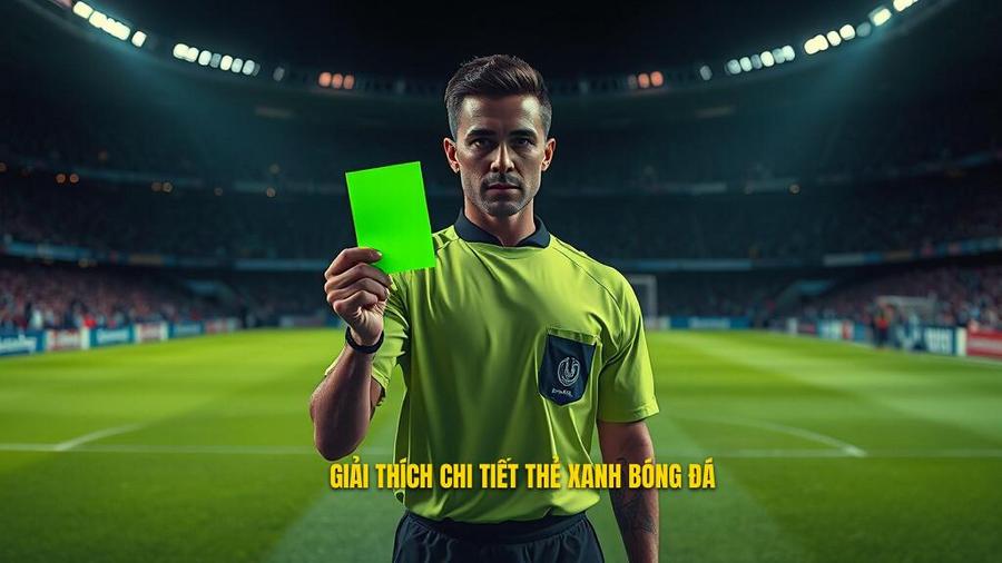 Giải thích chi tiết thẻ xanh bóng đá